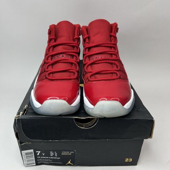 Nike Air Jordan 11 XI Retro GS “Win Like 96/Gym Red” 2023 - Picture 2 of 8